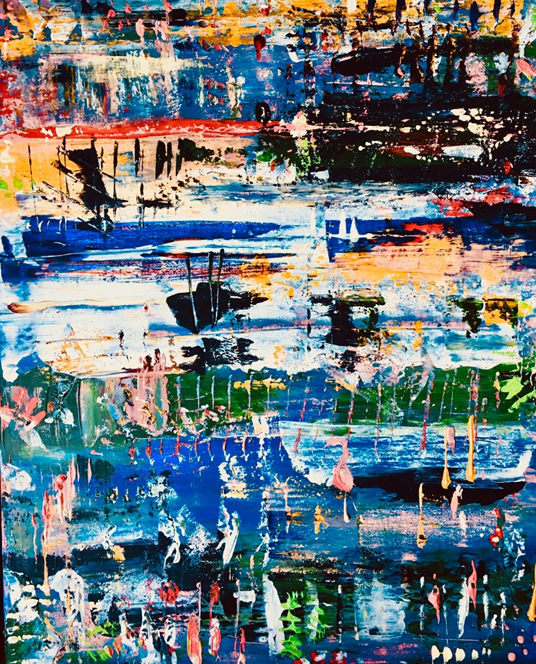 Cocktail hour at the lagoon